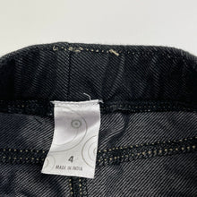 Load image into Gallery viewer, Girls Target, stretchy denim leggings, Inside leg: 40cm, GUC, size 4,  