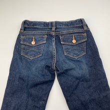 Load image into Gallery viewer, Girls GAP, skinny fit stretch denim jeans, adjustable, Inside leg: 56cm, FUC, size 7,  