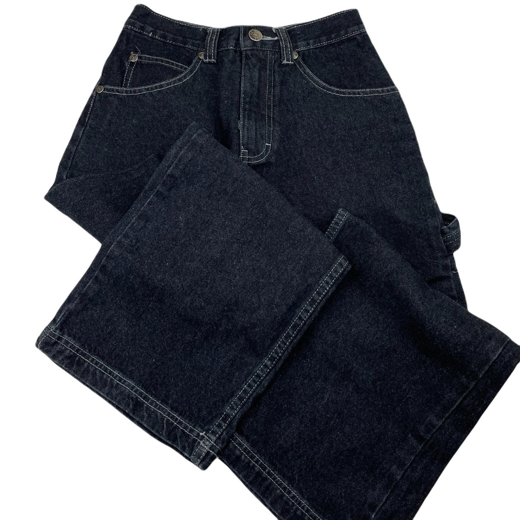 Boys BR DENIM, dark denim carpenter jeans, Inside leg: 50.5cm, W: 30cm across, EUC, size 8,  