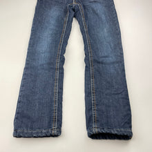 Load image into Gallery viewer, Boys Pumpkin Patch, fleece lined winter jeans, adjustable, Inside leg: 51cm, GUC, size 5,  