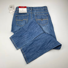 Load image into Gallery viewer, Boys Guess, blue denim jeans, adjustable, Inside leg: 59.5cm, NEW, size 8,  