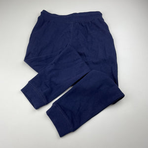 unisex B Collection, navy casual pants, elasticated, Inside leg: 50cm, EUC, size 6,  