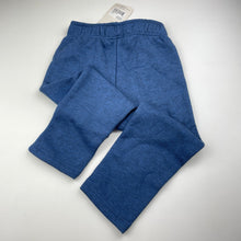 Load image into Gallery viewer, unisex B Collection, blue marle fleece lined track pants, Inside leg: 38cm, NEW, size 3,  