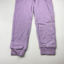 Load image into Gallery viewer, Girls Favourites, purple fleece lined track pants, Inside leg: 47cm, NEW, size 5,  