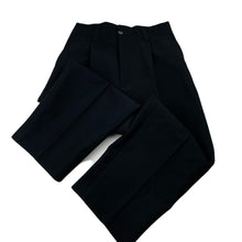 Load image into Gallery viewer, Boys black, formal / suit pants, elasticated, Inside leg: 34cm, GUC, size 3,  