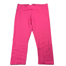 Load image into Gallery viewer, Girls Favourites, bright pink cropped leggings, Inside leg: 37cm, NEW, size 12,  