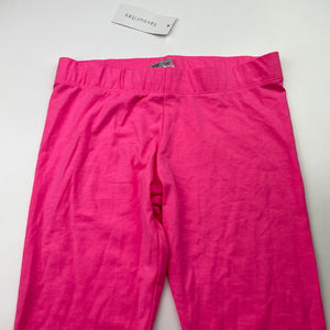 Girls Favourites, bright pink cropped leggings, Inside leg: 37cm, NEW, size 12,  