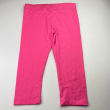 Load image into Gallery viewer, Girls Favourites, bright pink cropped leggings, Inside leg: 37cm, NEW, size 12,  