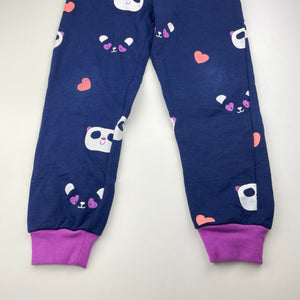 Girls Mango, fleece lined track pants, elasticated, Inside leg: 46.5cm, FUC, size 6,  