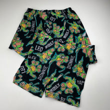 Load image into Gallery viewer, Boys Nickelodeon, TM Ninja Turtles flannel cotton winter pyjamas, GUC, size 10,  