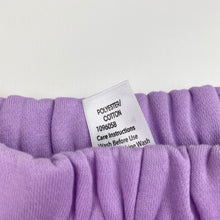 Load image into Gallery viewer, Girls Brilliant Basics, purple fleece lined track pants, Inside leg: 28cm, EUC, size 1,  