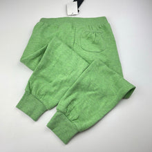 Load image into Gallery viewer, Girls Cotton On, green marle fleece lined track pants, Inside leg: 44.5cm, NEW, size 5,  