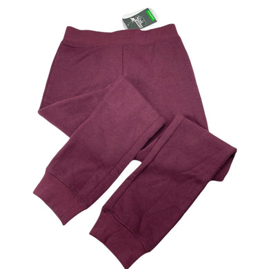 Boys Emerson, maroon fleece lined track pants, Inside leg: 54cm, NEW, size 7,  