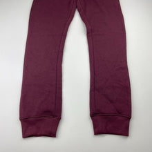 Load image into Gallery viewer, Boys Emerson, maroon fleece lined track pants, Inside leg: 54cm, NEW, size 7,  