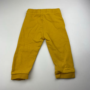 Boys Obaibi, yellow casual pants, elasticated, Inside leg: 25.5cm, GUC, size 2,  