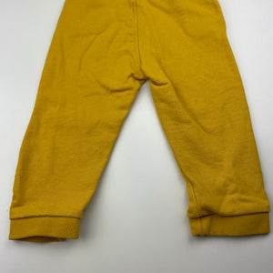 Boys Obaibi, yellow casual pants, elasticated, Inside leg: 25.5cm, GUC, size 2,  