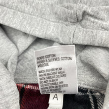 Load image into Gallery viewer, Boys Urban Supply, flannel cotton hooded shirt, EUC, size 12,  