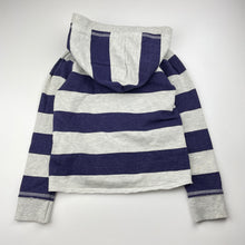 Load image into Gallery viewer, Girls Roxy, fleece lined zip hoodie sweater, light marks back right sleeve, FUC, size 6,  
