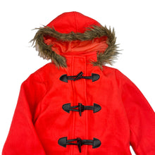 Load image into Gallery viewer, Girls KDS, orange hooded jacket / coat, L: 54cm, EUC, size 5-6,  