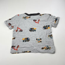 Load image into Gallery viewer, Boys Target, grey tee / top, diggers, FUC, size 1,  