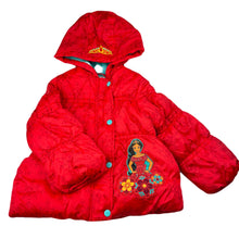 Load image into Gallery viewer, Girls Disney, Princess Elena of Avalor jacket / coat, discolouration on back, FUC, size 2,  