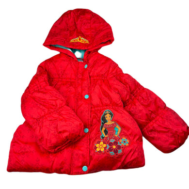 Girls Disney, Princess Elena of Avalor jacket / coat, discolouration on back, FUC, size 2,  