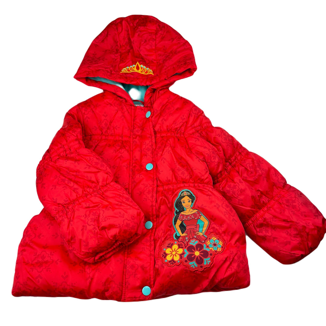 Girls Disney, Princess Elena of Avalor jacket / coat, discolouration on back, FUC, size 2,  