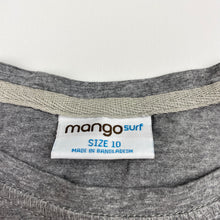 Load image into Gallery viewer, Girls Mango, grey long sleeve tee / top, GUC, size 10,  