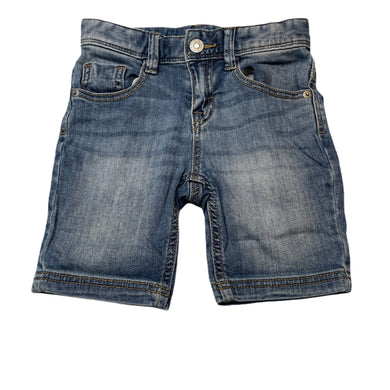 Boys United Colors of Benetton, blue stretch denim shorts, adjustable, GUC, size 3-4,  