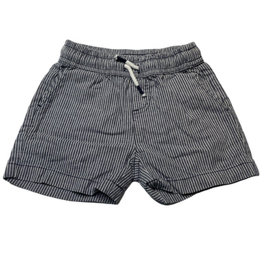 Boys Seed, striped stretch cotton shorts, elasticated, GUC, size 2,  