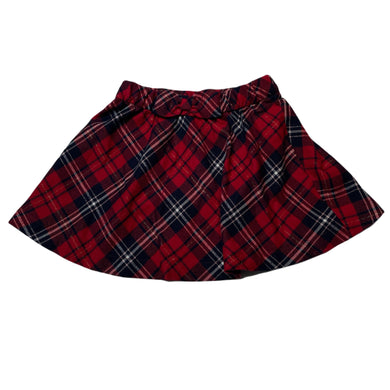 Girls H&M, checked / tartan skirt, elasticated, L: 28cm, GUC, size 5,  