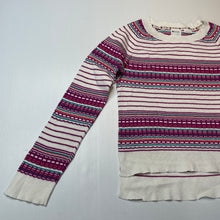 Load image into Gallery viewer, Girls Roxy Girl, knitted cotton sweater / jumper, armpit to armpit: 37cm, armpit to cuff: 41cm, GUC, size 12-14,  