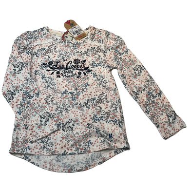 Girls Lee Cooper, floral long sleeve top, NEW, size 5,  