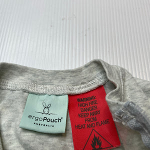 unisex ergoPouch, 0.2 Tog organic cotton swaddle sleeping bag, FUC, size 000-0,  