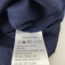 Load image into Gallery viewer, Girls Fox &amp; Finch, navy cotton long sleeve dress, NEW, size 6, L: 62cm