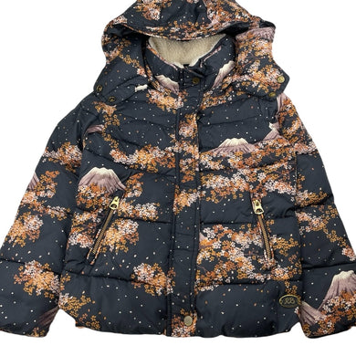 Girls Scotch & Soda, Magic Mountain puffer jacket / coat, detachable hood, EUC, size 8,  