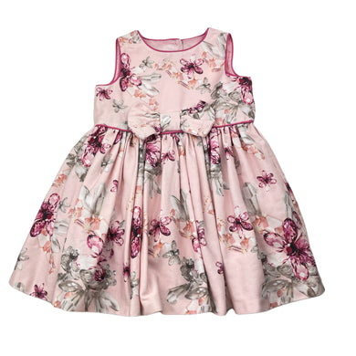 Girls BAKER BABY, lined floral party dress, GUC, size 00, L: 41cm