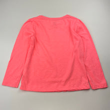 Load image into Gallery viewer, Girls Favourites, organic cotton blend long sleeve tee / top, EUC, size 5,  