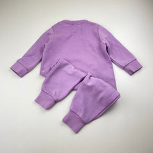 Load image into Gallery viewer, unisex Bonds, purple Tech Sweats zip Wondersuit / romper, EUC, size 0,  
