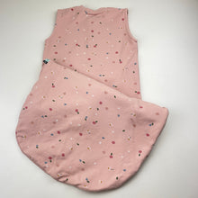 Load image into Gallery viewer, Girls ergoPouch, 1.0 Tog organic cotton/bamboo floral sleeping bag, EUC, size 00-2,  