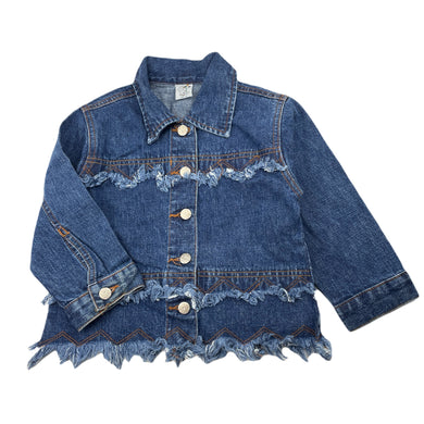 Girls It's Jumbo Time, blue denim jacket, GUC, size 3,  