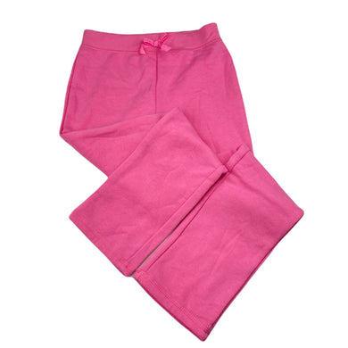 Girls Kids & Co, pink fleece lined track pants, elasticated, Inside leg: 51cm, EUC, size 7,  