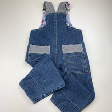 Load image into Gallery viewer, Boys SUPERMAX, vintage denim overalls / dungarees, GUC, size 2,  