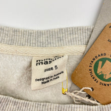 Load image into Gallery viewer, unisex Milk &amp; Masuki, fleece lined organic cotton blend sweater / jumper, NEW, size 5,  