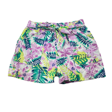 Girls Emerson, floral lightweight cotton shorts, elasticated, FUC, size 5,  