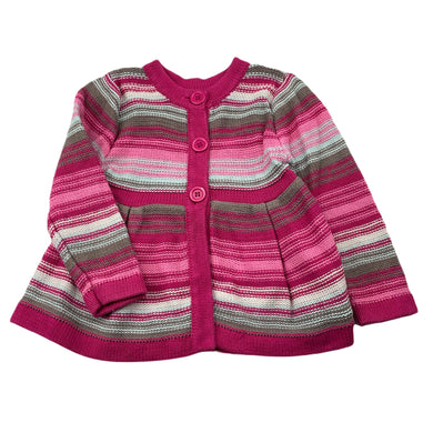 Girls Sprout, knitted cotton cardigan / sweater, FUC, size 2,  