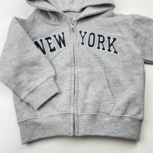 Load image into Gallery viewer, Boys NYC, fleece lined zip hoodie sweater, GUC, size 2,  
