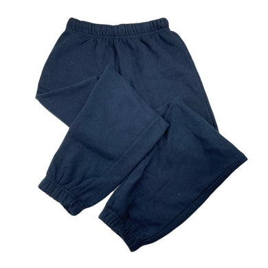 Boys Urban Supply, navy fleece lined track pants, elasticated, Inside leg: 55cm, GUC, size 7,  