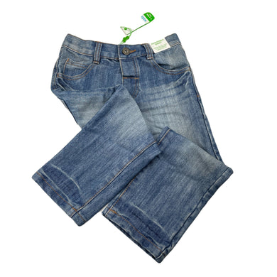 Boys M&Co, blue denim jeans, adjustable, Inside leg: 39.5cm, NEW, size 3-4,  