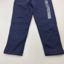 Load image into Gallery viewer, unisex B Collection, navy fleece lined track pants, Inside leg: 42cm, NEW, size 4,  